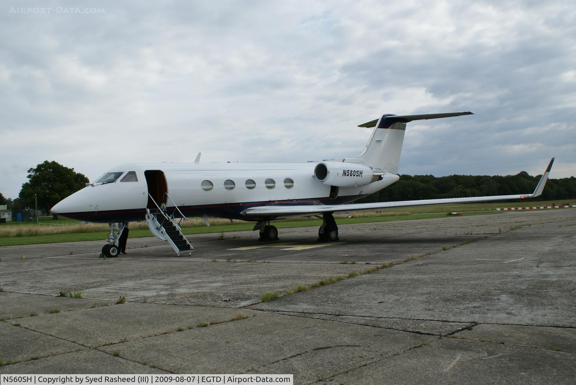 N560SH, 1983 Gulfstream Aerospace G-1159A Gulfstream III C/N 404, On Ground Dunsfold airport