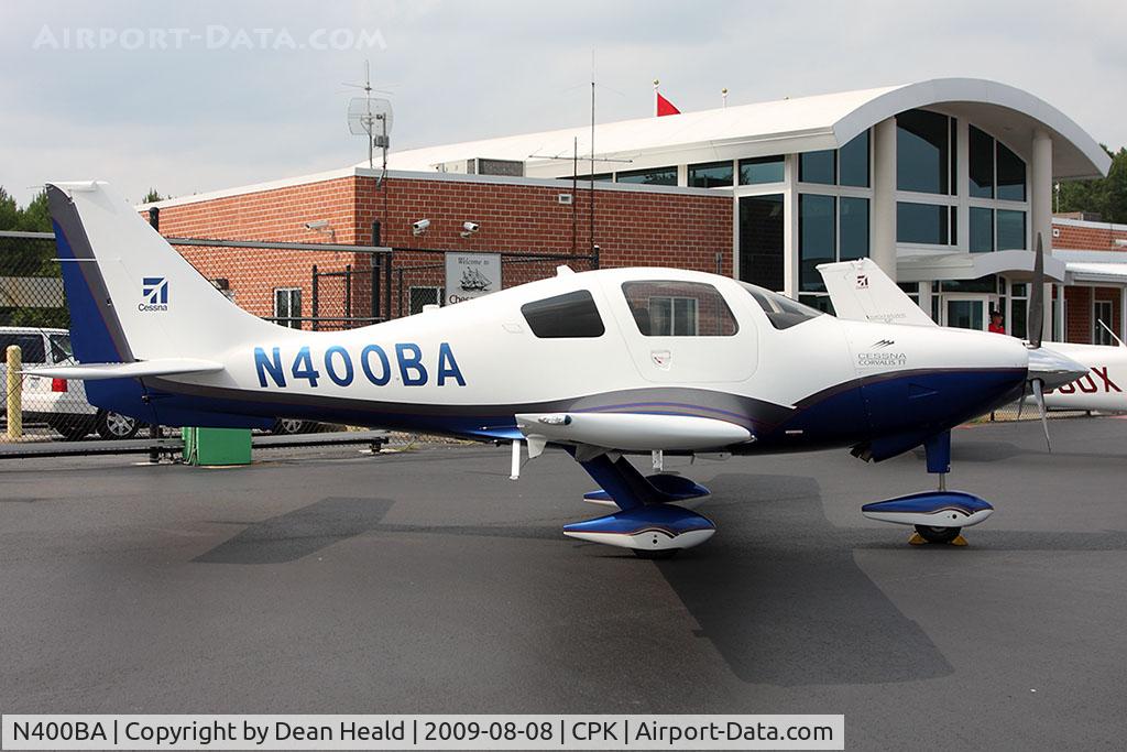 N400BA, 2008 Cessna LC41-550FG C/N 411054, Horizon Aircraft Sales & Leasing's 2008 Cessna Corvalis TT N400BA parked on the ramp.