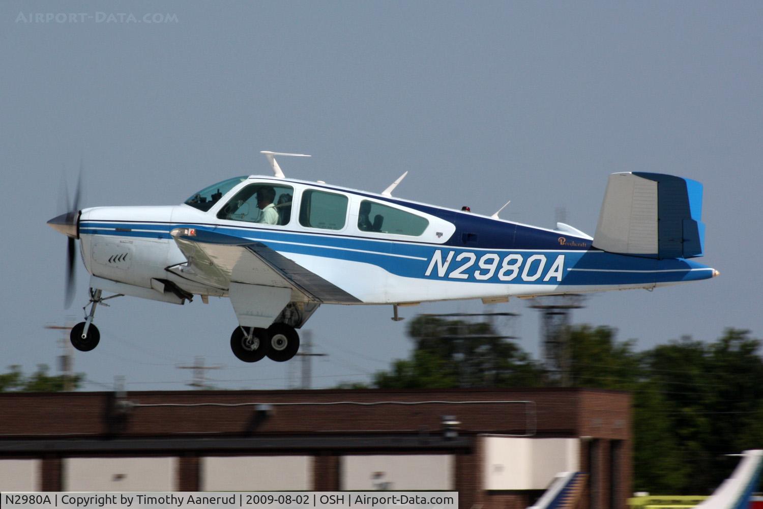 N2980A, 1978 Beech V35B Bonanza C/N D-10154, 1978 Beech V35B, c/n: D-10154