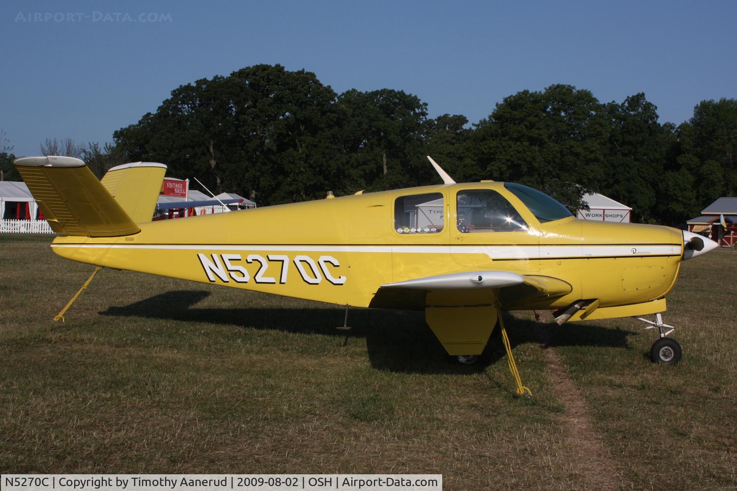 N5270C, 1950 Beech B35 Bonanza C/N D-2664, 1950 Beech B35, c/n: D-2664
