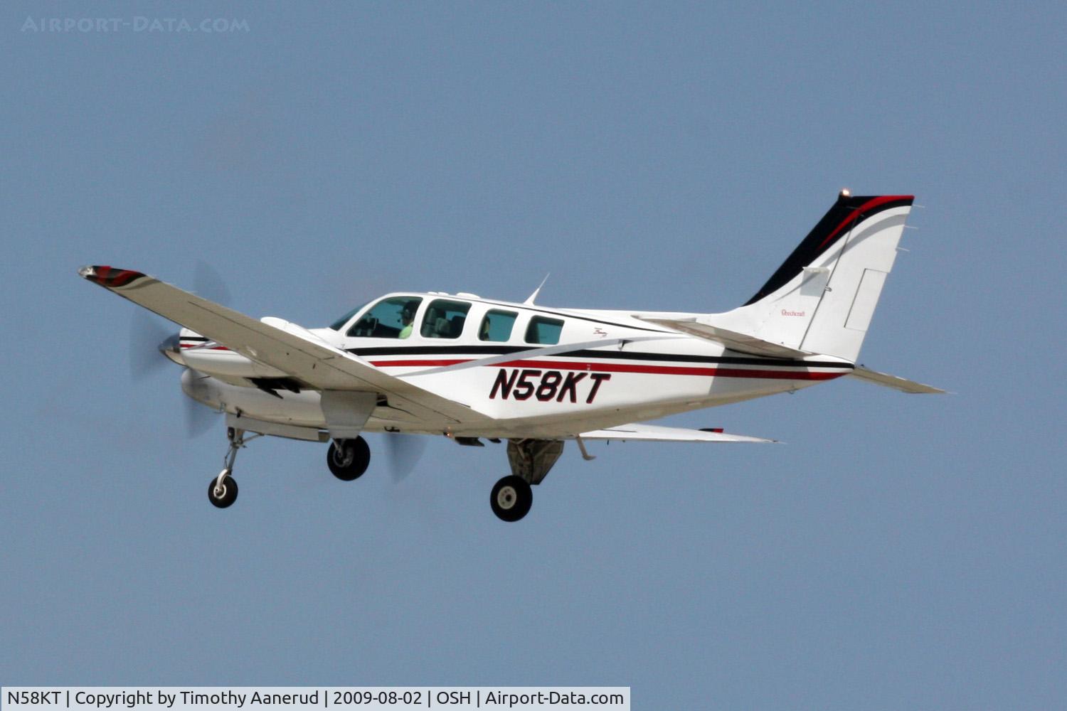 N58KT, 2000 Raytheon Aircraft Company 58 C/N TH-1955, 2000 Raytheon Aircraft Company 58, c/n: TH-1955