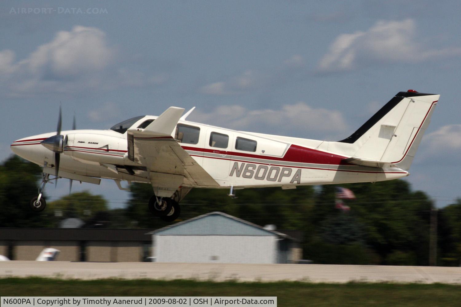 N600PA, 1980 Beech 58P Baron C/N TJ-250, 1980 Beech 58P, c/n: TJ-250