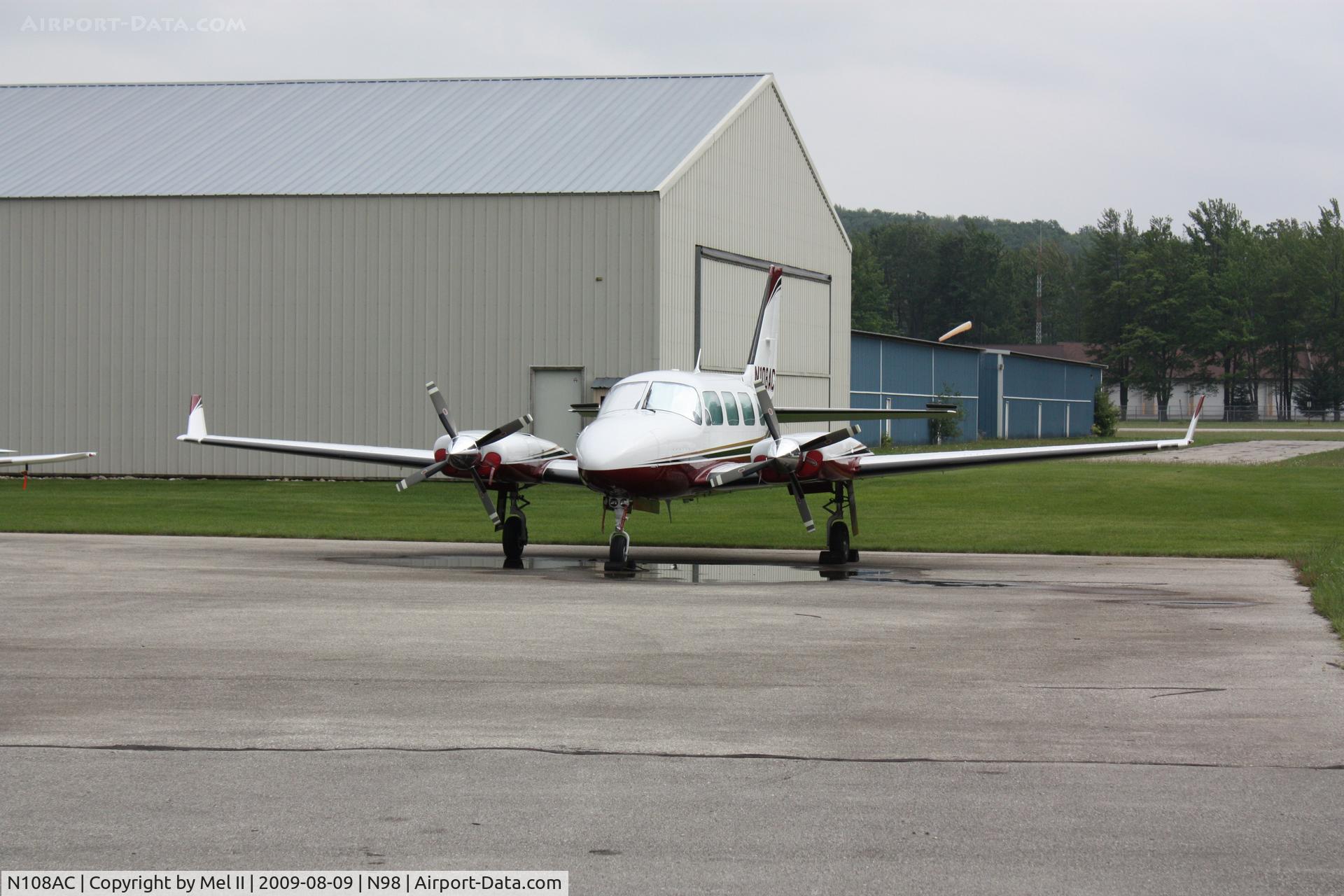 N108AC, 1983 Piper PA-31-325 Navajo C/R C/N 31-8312014, Parked