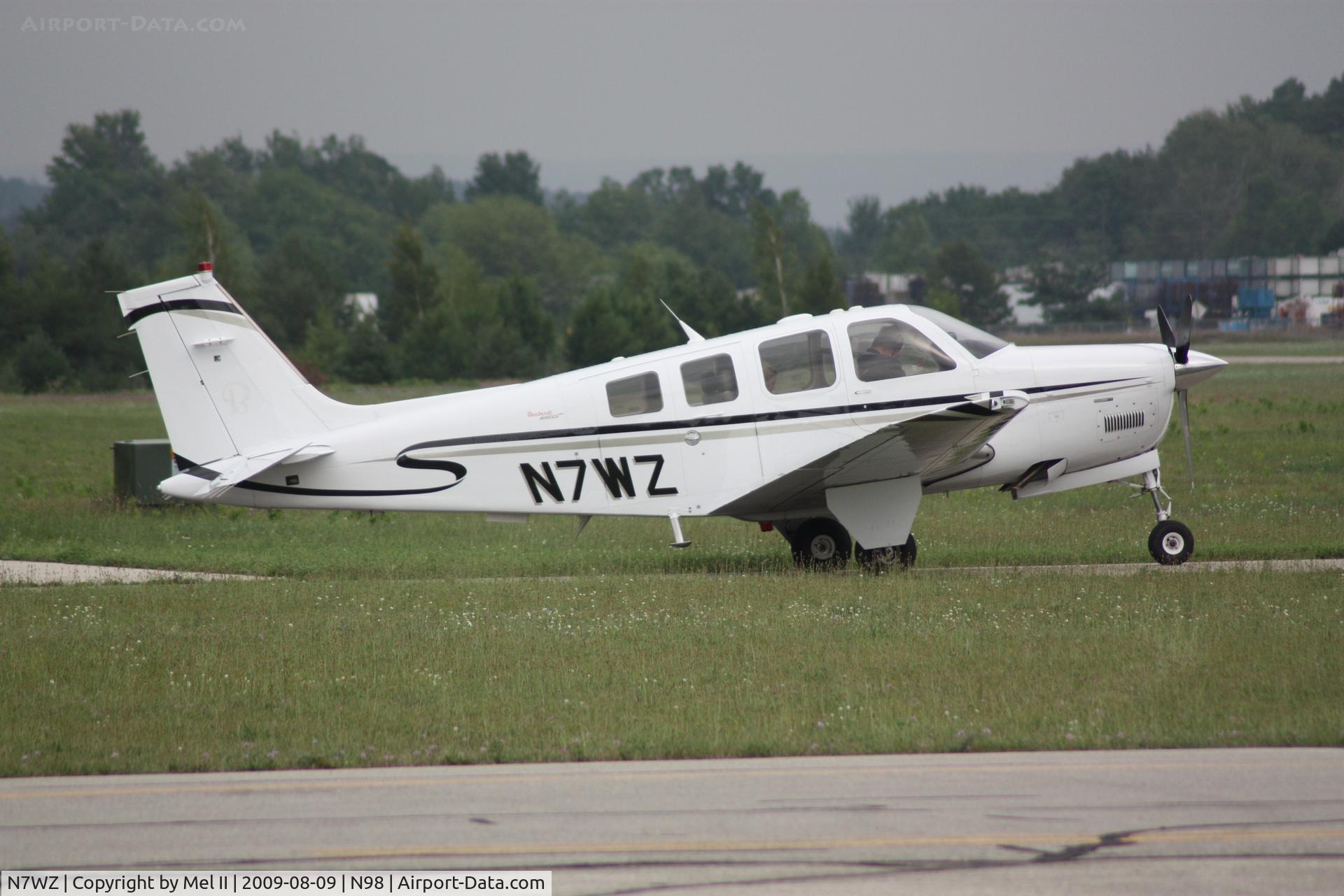 N7WZ, 2005 Raytheon Aircraft Company G36 C/N E-3637, N98-KGRR - Preparing For Departure