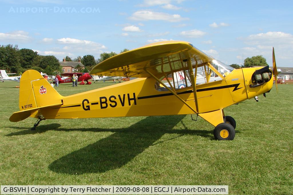 G-BSVH, 1946 Piper J3C-65 Cub Cub C/N 15360, 1946 Piper J3C-65 - Visitor to Sherburn for the 2009 LAA Great Northern Rally