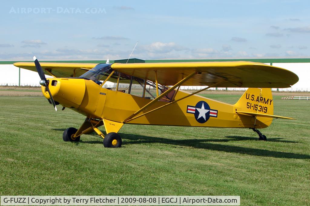 G-FUZZ, 1951 Piper L-18C Super Cub (PA-18-95) C/N 18-1016, 1951 Piper L18C wears Serial 51-15319 - Visitor to Sherburn for the 2009 LAA Great Northern Rally