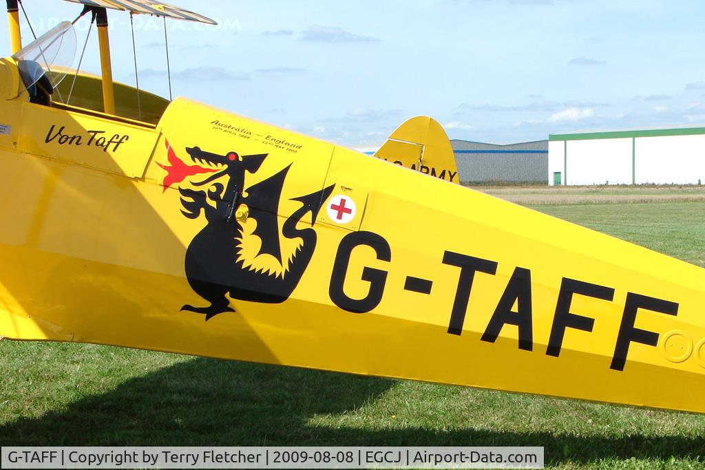 G-TAFF, 1957 CASA 1-131E Jungmann C/N 1129, Casa Jungmann - Visitor to Sherburn for the 2009 LAA Great Northern Rally