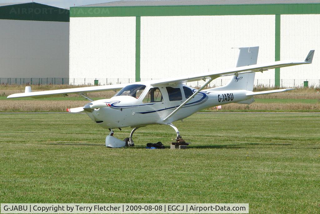 G-JABU, 2006 Jabiru J430 C/N PFA 336-14515, Developed a puncture whilst taxying in at  Sherburn for the 2009 LAA Great Northern Rally