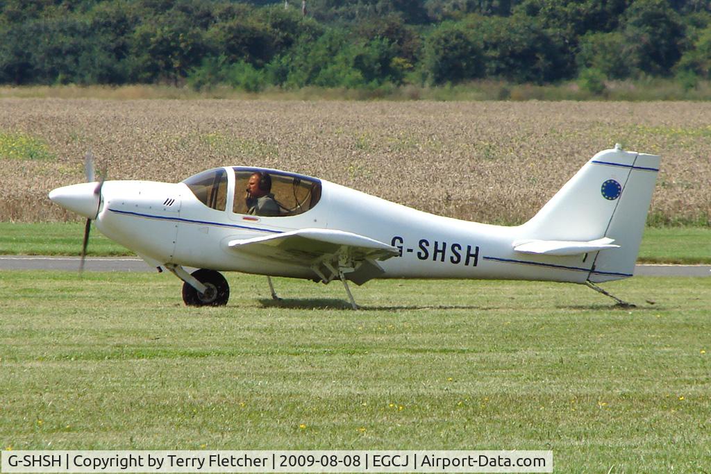 G-SHSH, 2002 Europa Monowheel C/N PFA 247-12722, Europa  - Visitor to Sherburn for the 2009 LAA Great Northern Rally