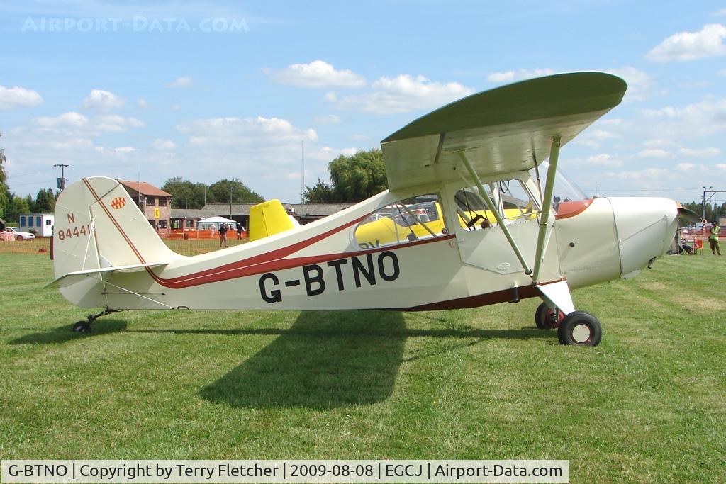 G-BTNO, 1946 Aeronca 7AC Champion C/N 7AC-3132, Aeronca 7AC - Visitor to Sherburn for the 2009 LAA Great Northern Rally