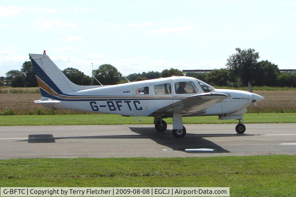 G-BFTC, 1978 Piper PA-28R-201T Cherokee Arrow III C/N 28R-7803197, Piper Pa-28R-201T - Visitor to Sherburn for the 2009 LAA Great Northern Rally