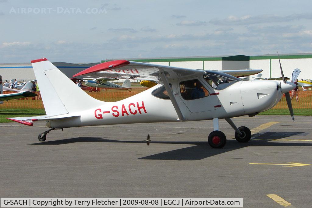 G-SACH, 2002 Stoddard-Hamilton Glastar C/N PFA 295-13088, Glastar - Visitor to Sherburn for the 2009 LAA Great Northern Rally
