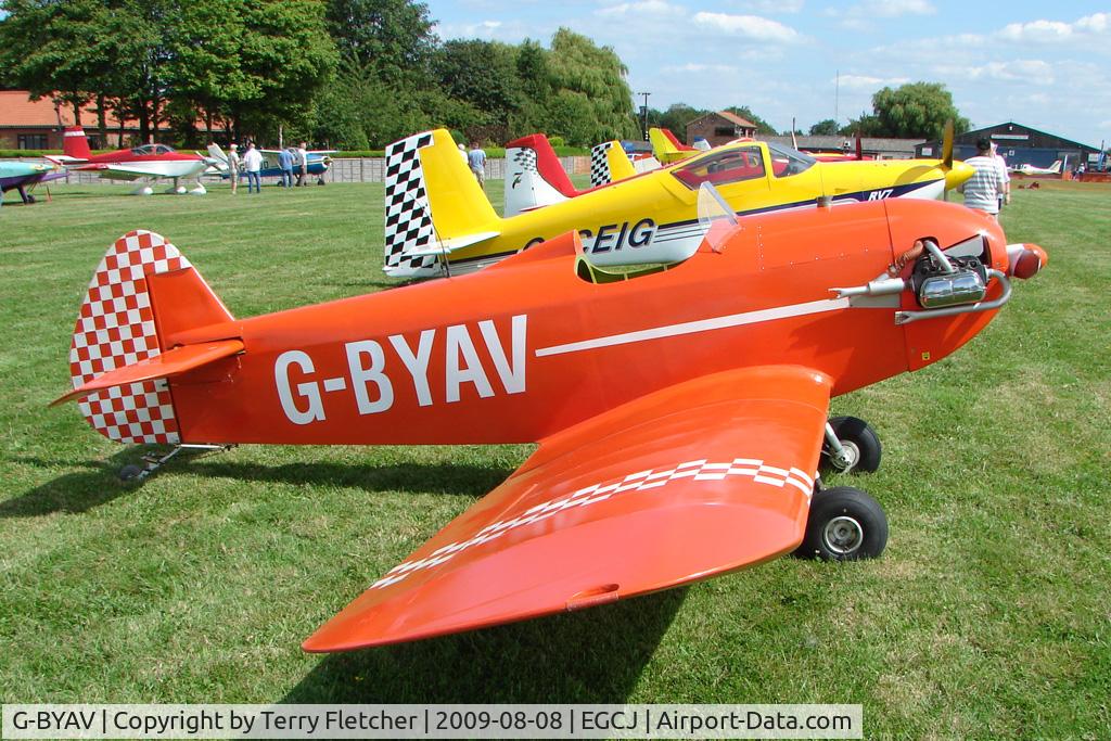 G-BYAV, 1999 Taylor JT-1 Monoplane C/N PFA 055-11010, Taylor Monoplane - Visitor to Sherburn for the 2009 LAA Great Northern Rally