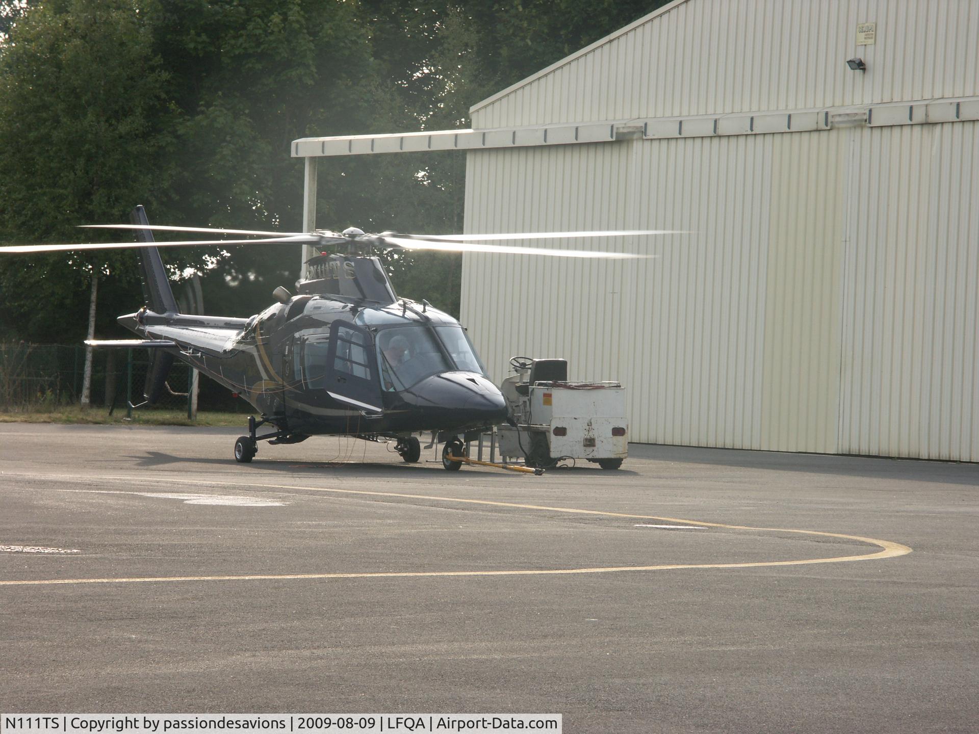 N111TS, Agusta A-109C C/N 7679, On the apron