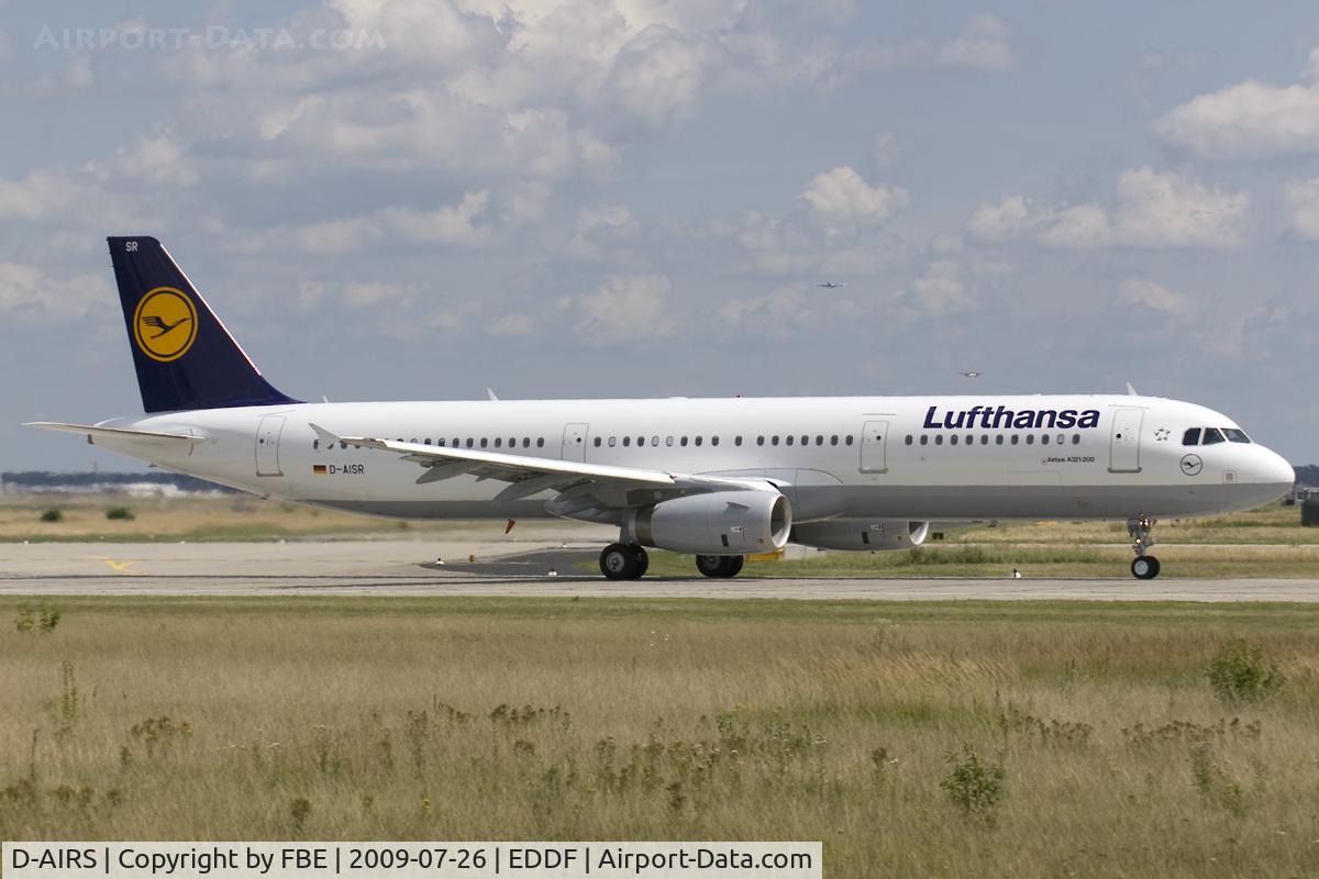 D-AIRS, 1996 Airbus A321-131 C/N 0595, line up RW18W