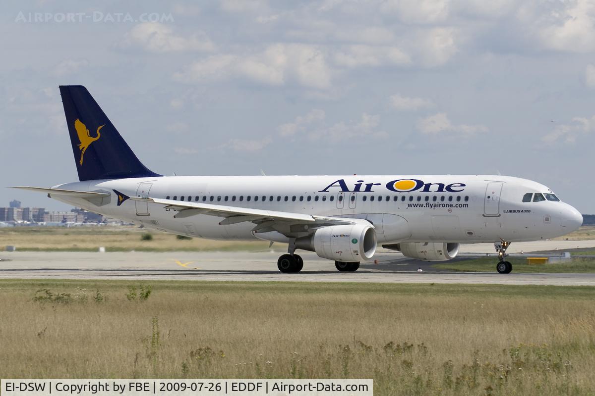 EI-DSW, 2008 Airbus A320-216 C/N 3609, Air One A320