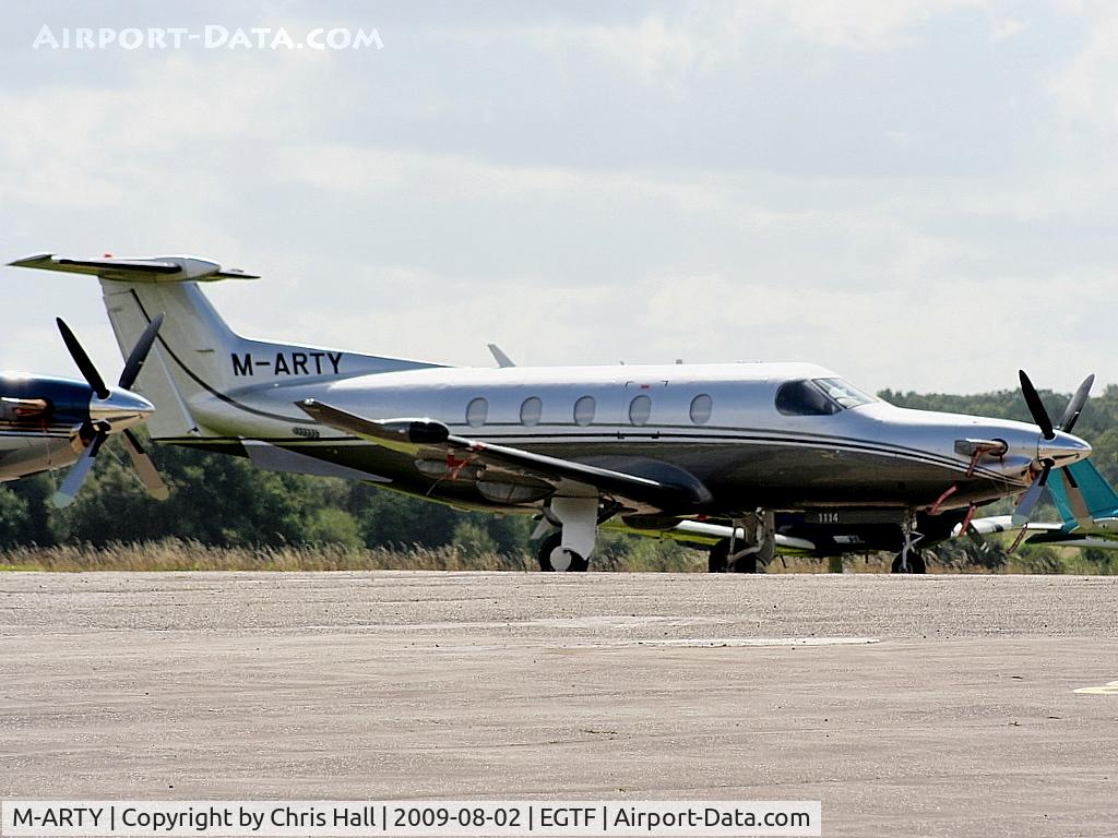 M-ARTY, 2009 Pilatus PC-12/47E C/N 1114, Creston (UK) Ltd
