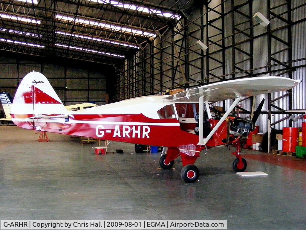 G-ARHR, 1960 Piper PA-22-150 Caribbean C/N 22-7576, privately owned, Previous ID: N3707Z