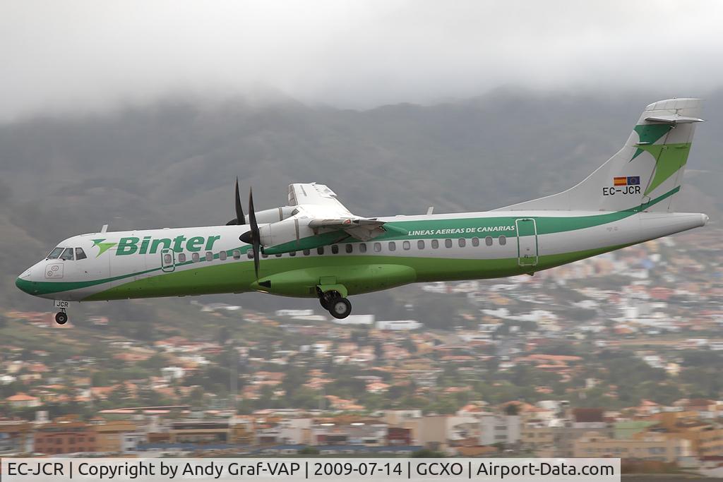 EC-JCR, 1995 ATR 72-212A C/N 468, Binter Canarias ATR72