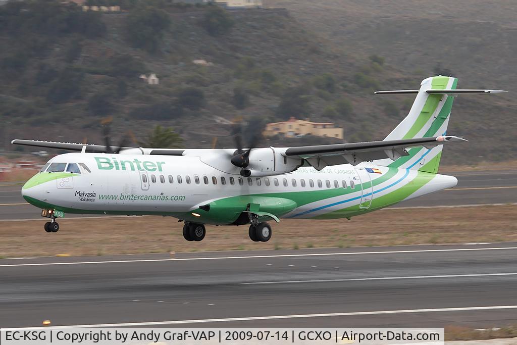 EC-KSG, 2008 ATR 72-212A C/N 796, Binter Canarias ATR72