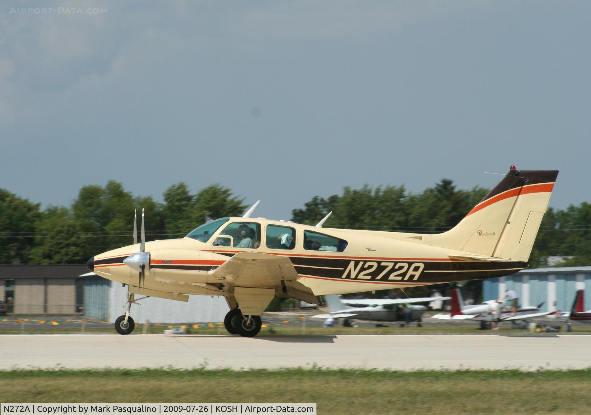 N272A, 1968 Beech 95-B55 (T42A) Baron C/N TC-1189, Beech B55