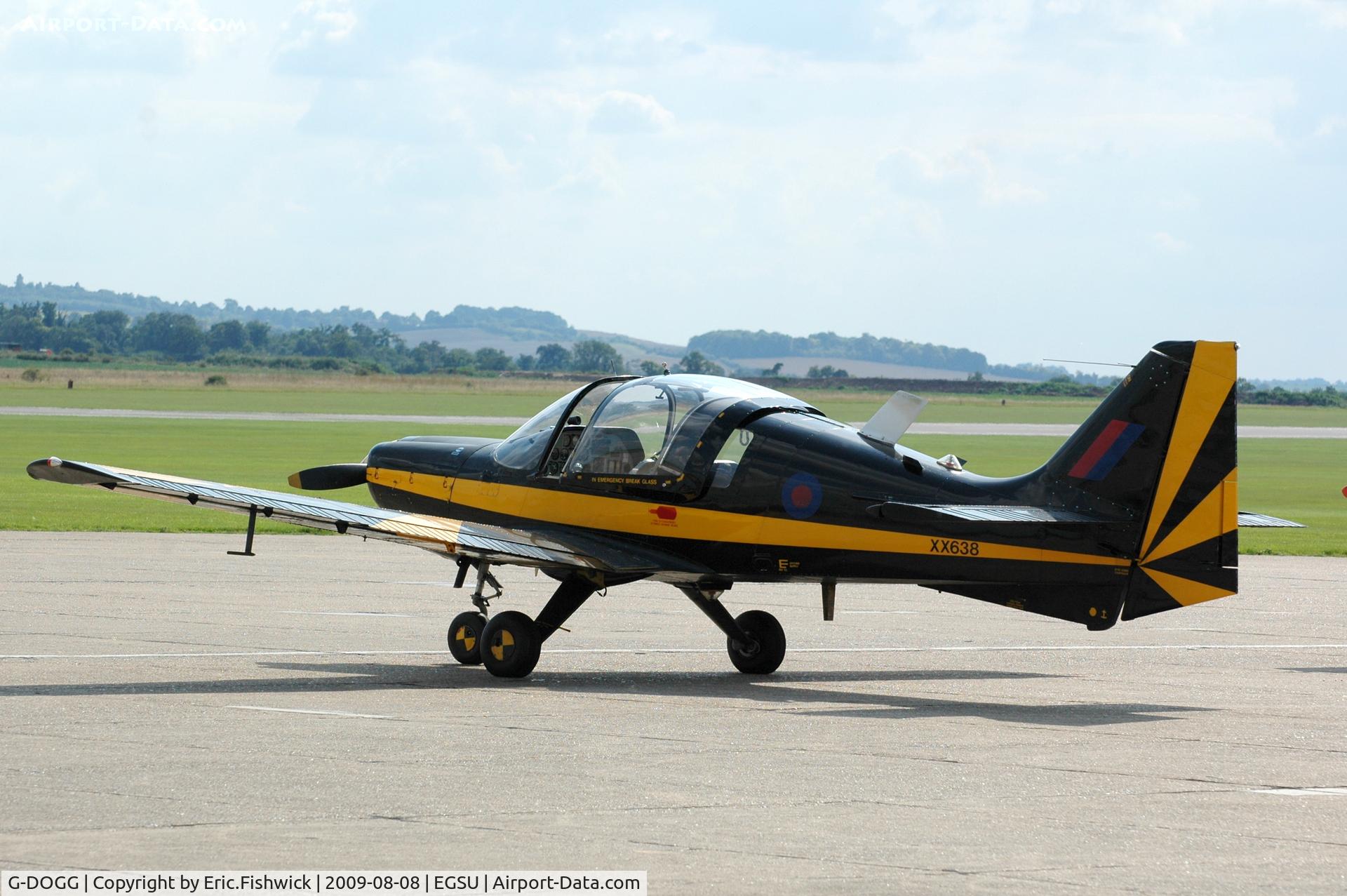 G-DOGG, 1974 Scottish Aviation Bulldog T.1 C/N BH120/308, XX638 Bulldog at Duxford