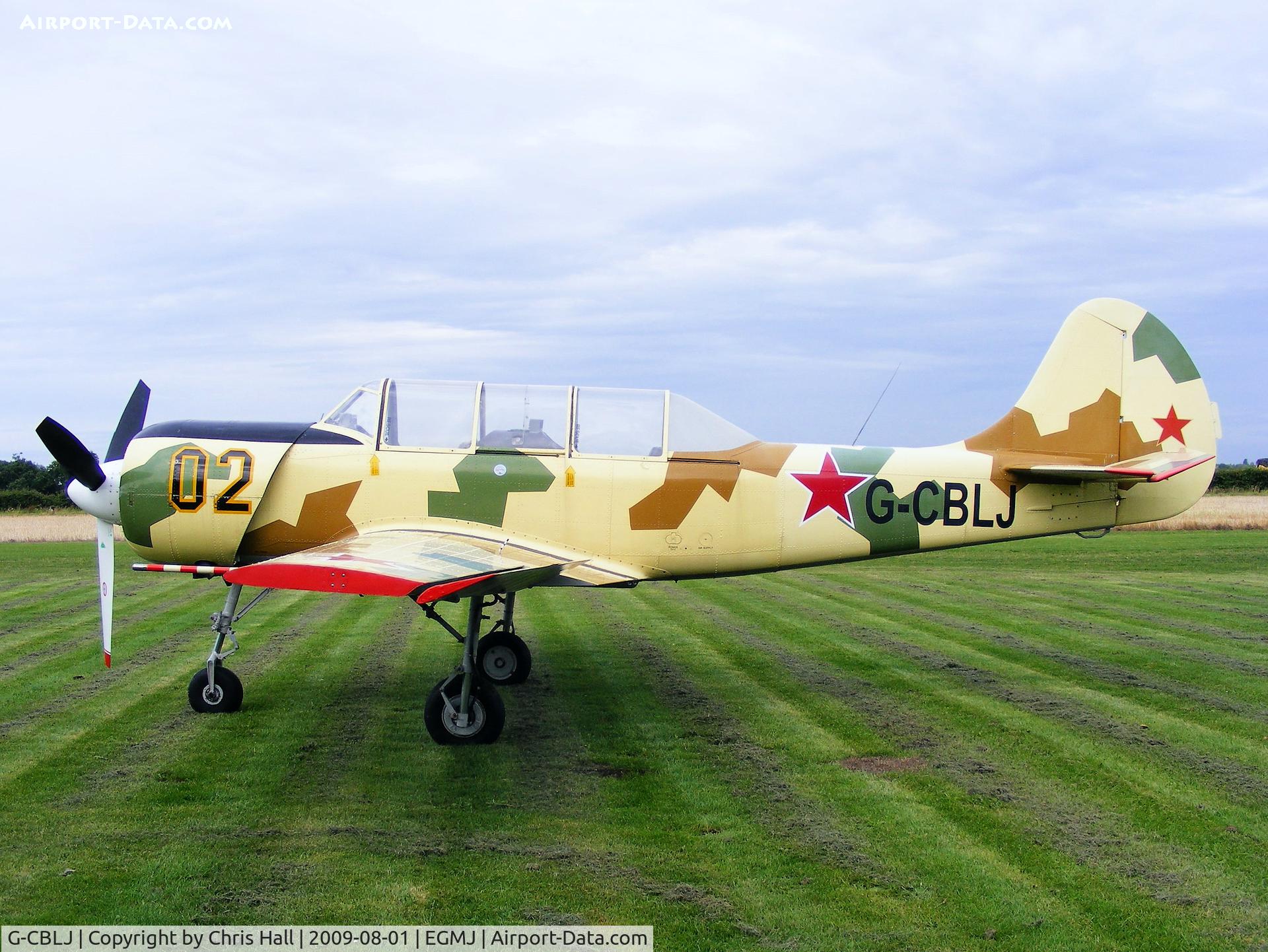 G-CBLJ, 1988 Bacau Yak-52 C/N 888615, Previous ID: RA-44472