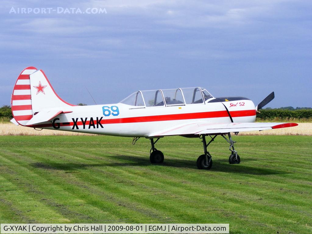 G-XYAK, 1989 Bacau Yak-52 C/N 899413, Previous ID: RA-44469