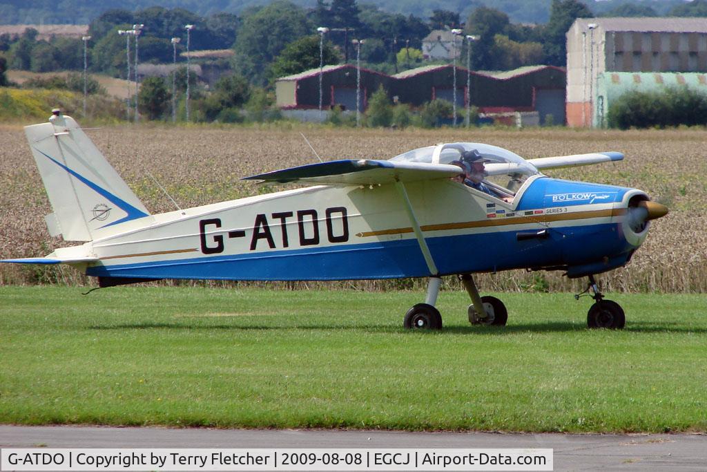 G-ATDO, 1965 Bolkow Bo-208C Junior C/N 576, Bolkow BO208C Junior - Visitor to Sherburn for the 2009 LAA Great Northern Rally