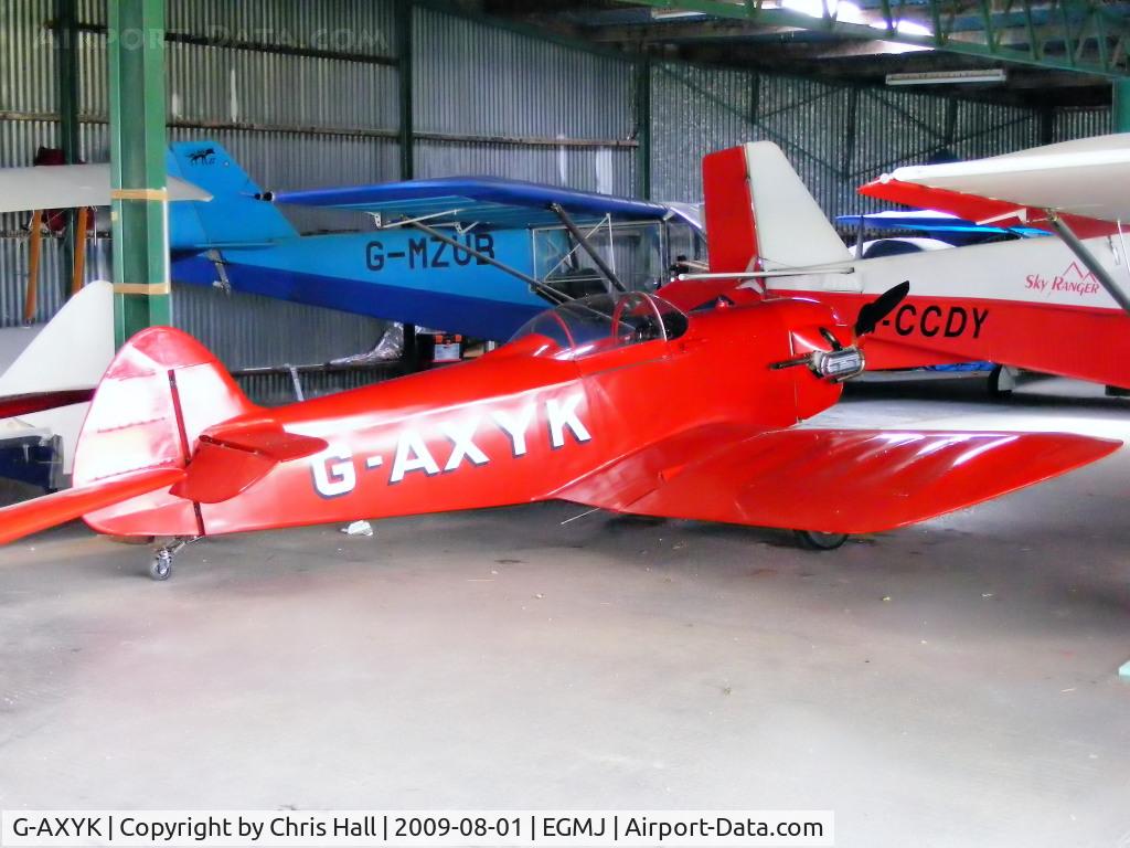 G-AXYK, 1971 Taylor JT-1 Monoplane C/N PFA 1409, privately owned