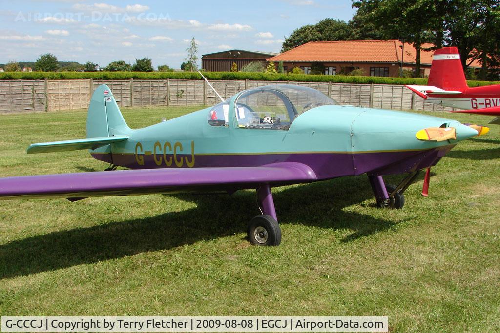 G-CCCJ, 2003 Nicollier HN-700 Menestrel II C/N PFA 217-13707, HN700 Menestrel II - Visitor to Sherburn for the 2009 LAA Great Northern Rally