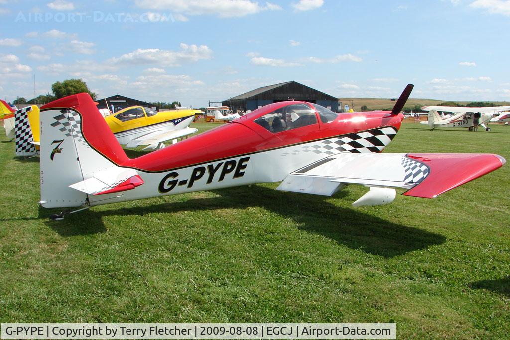 G-PYPE, 2007 Vans RV-7 C/N PFA 323-14398, Vans RV-7 - Visitor to Sherburn for the 2009 LAA Great Northern Rally