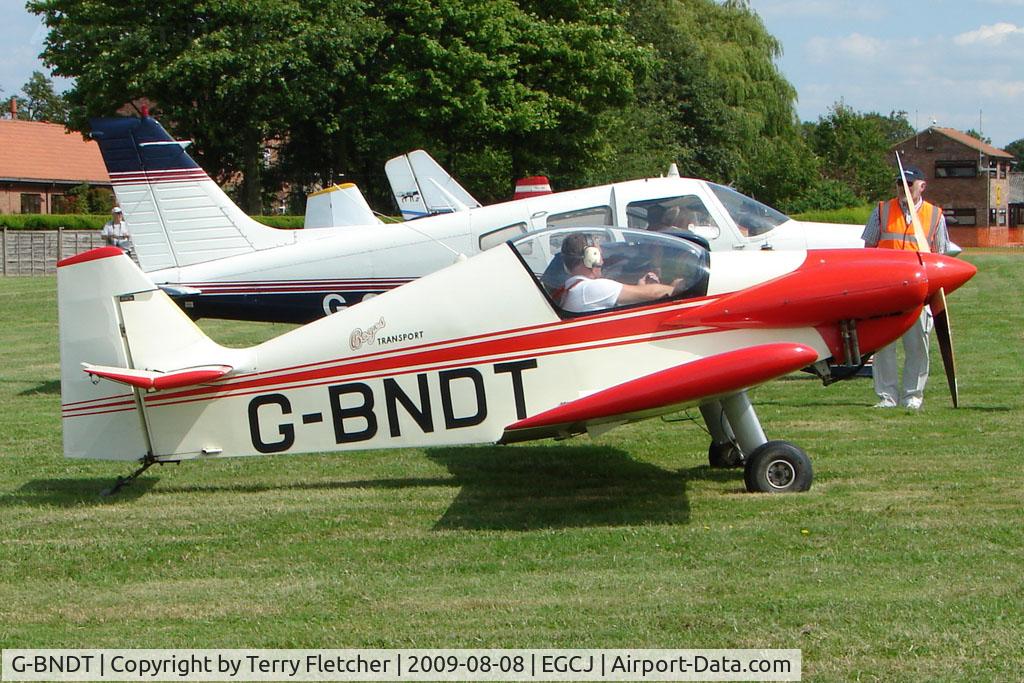 G-BNDT, 1987 Brugger MB-2 Colibri C/N PFA 043-10981, Colibri MB2 - Visitor to Sherburn for the 2009 LAA Great Northern Rally