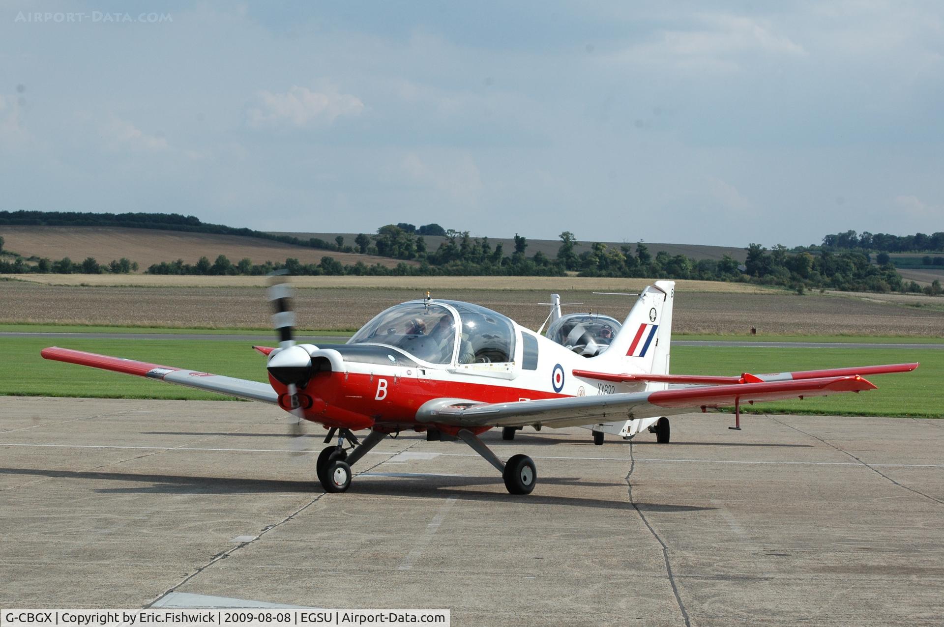 G-CBGX, 1974 Scottish Aviation Bulldog T.1 C/N BH120/287, XX622 Bulldog at Duxford