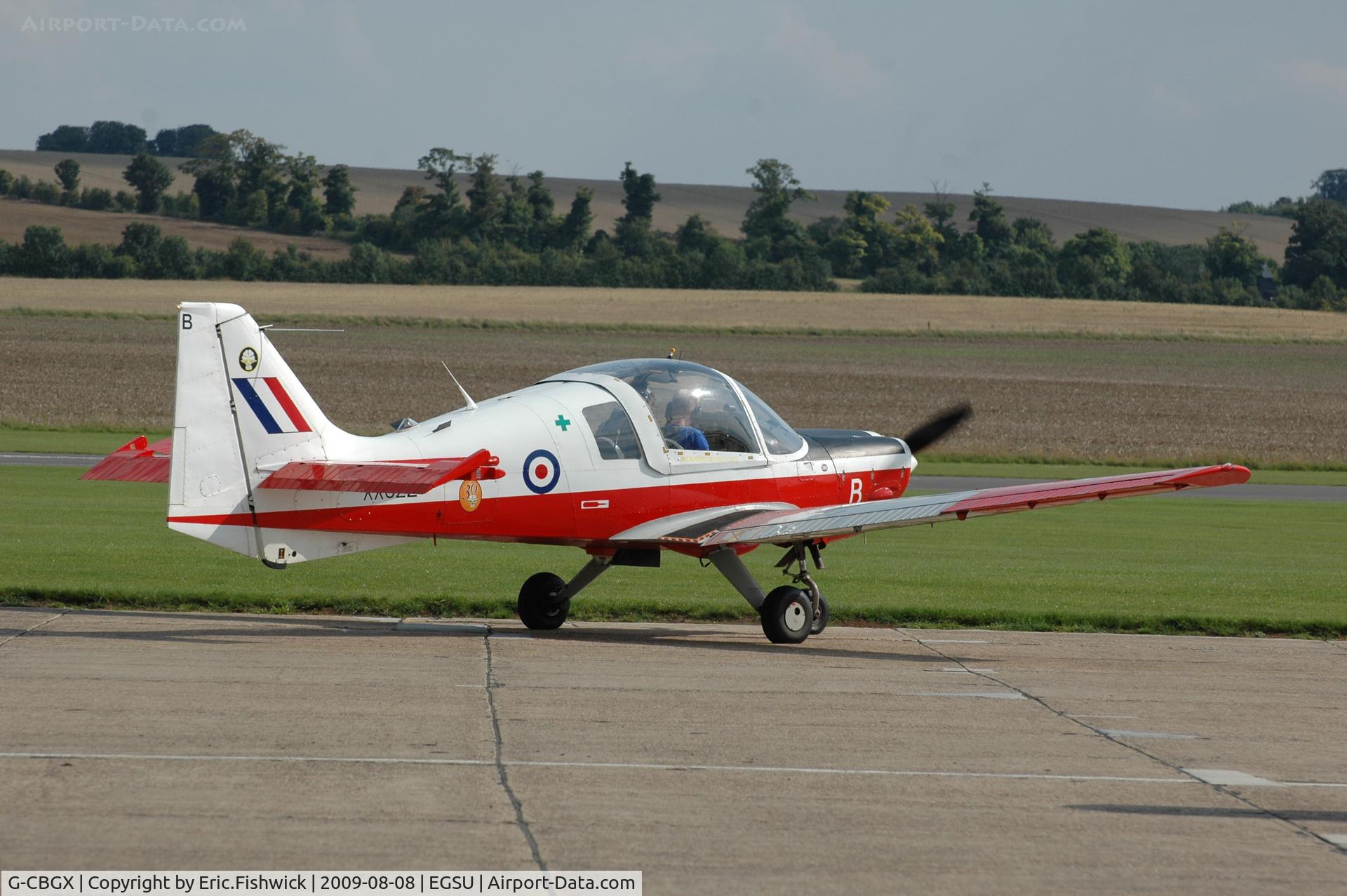 G-CBGX, 1974 Scottish Aviation Bulldog T.1 C/N BH120/287, 2. XX622 Bulldog at Duxford