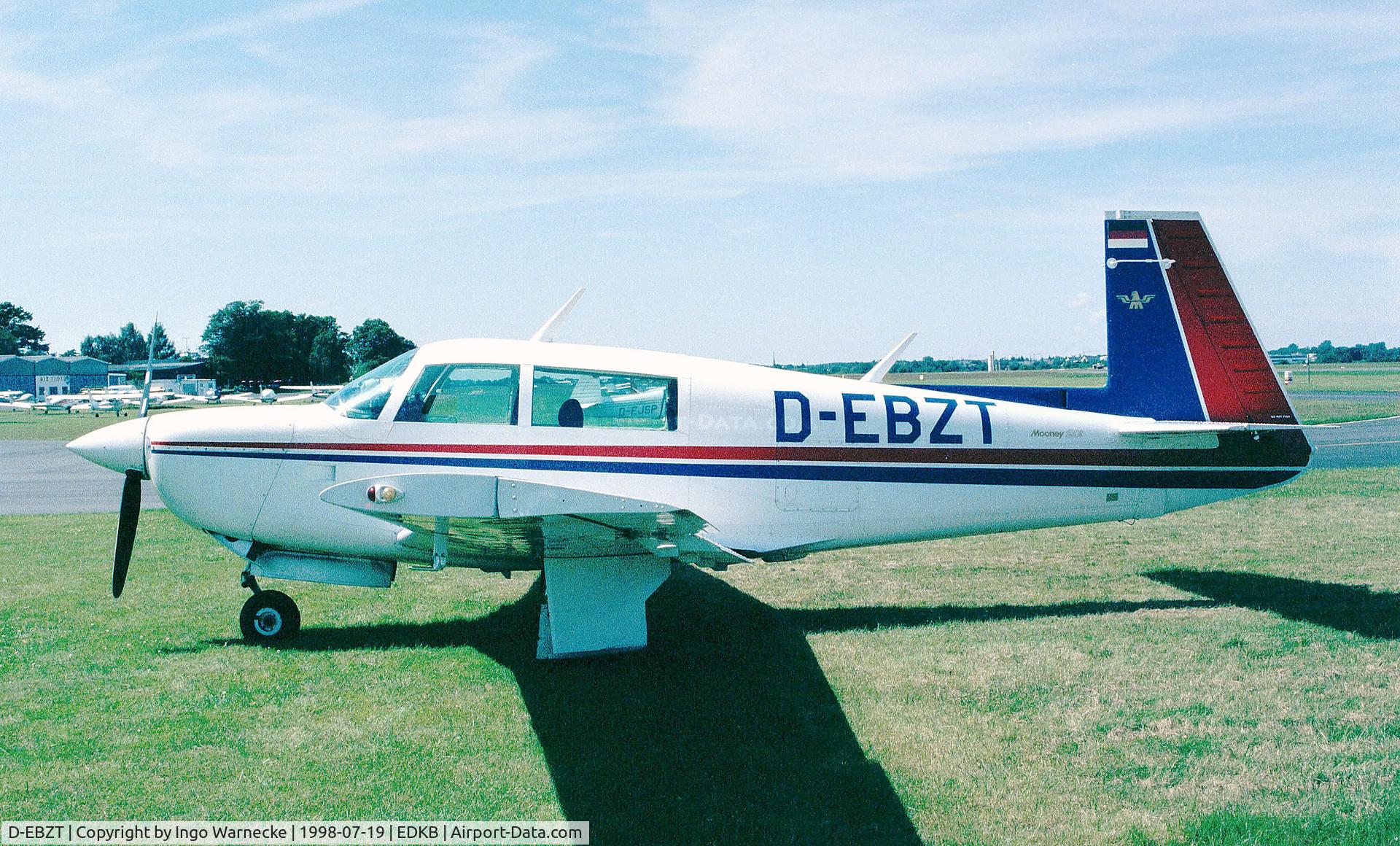D-EBZT, 1979 Mooney M20J 201 C/N 24-0825, Mooney M20J Model 201 at Bonn-Hangelar airfield
