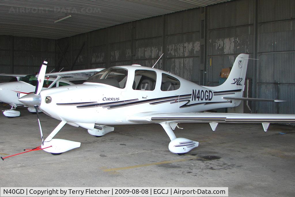 N40GD, 2003 Cirrus SR22 C/N 0473, Resident at Sherburn