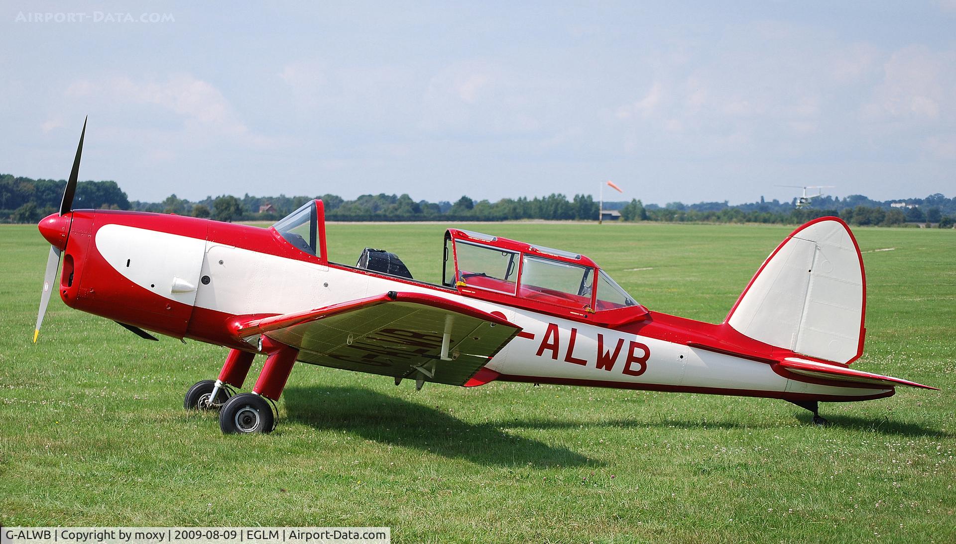 G-ALWB, 1950 De Havilland DHC-1 Chipmunk 22A C/N C1/0100, Chipmunk 22A Wings & Wheels White Waltham