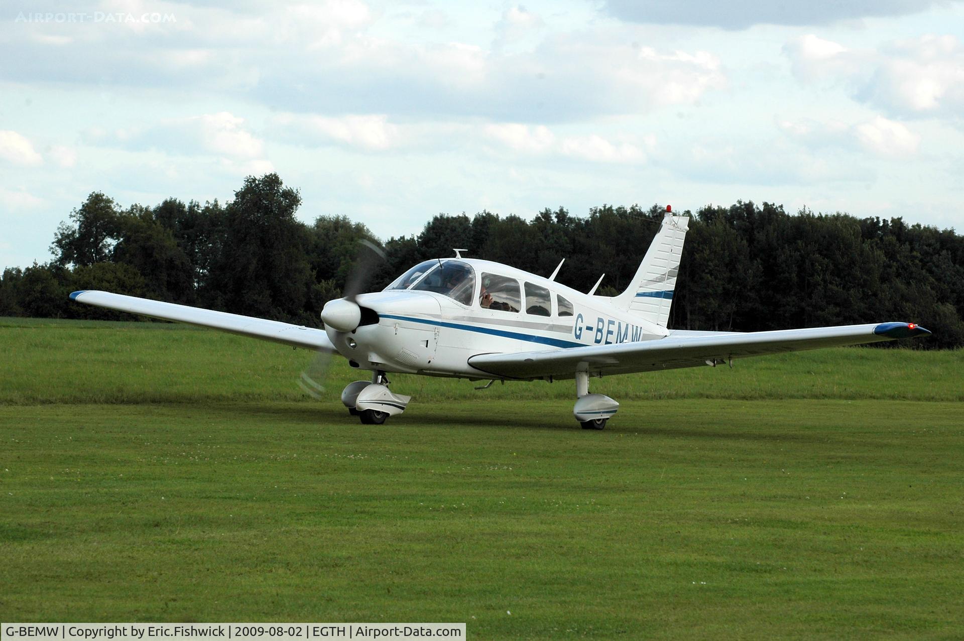 G-BEMW, 1976 Piper PA-28-181 Cherokee Archer II C/N 28-7790243, G-BEMW at Shuttleworth Military Pagent air Display Aug 09