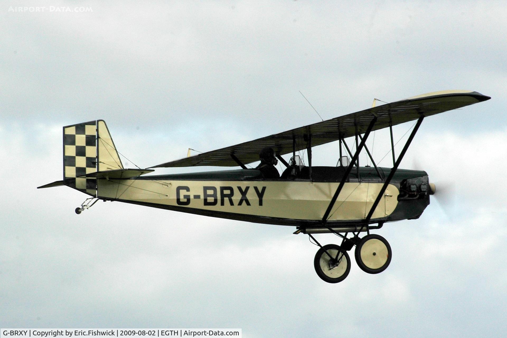 G-BRXY, 1991 Pietenpol Air Camper C/N PFA 047-11416, 42. G-BRXY departing Shuttleworth Military Pagent Air Display Aug 09