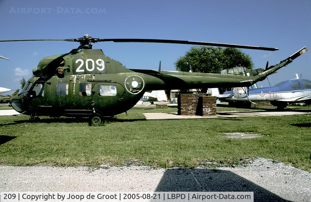 209, 1968 Mil (PZL-Swidnik) Mi-2 C/N 544205065, A recent arrival to the museum is this Mi-2.