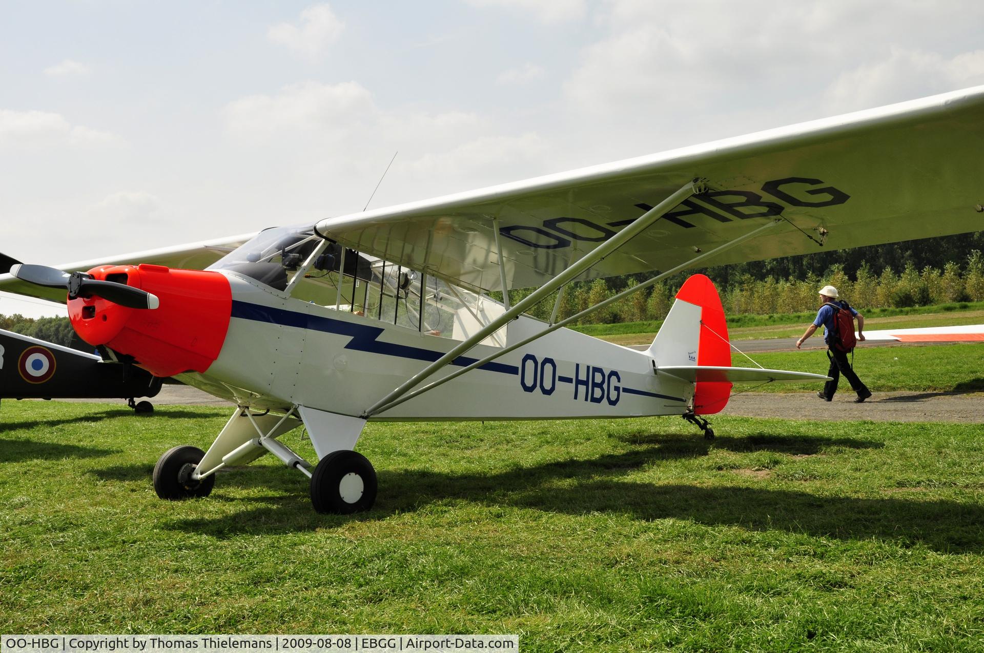OO-HBG, Piper L-18C Super Cub (PA-18-95) C/N 18-3228, Opendeur VZP 2009