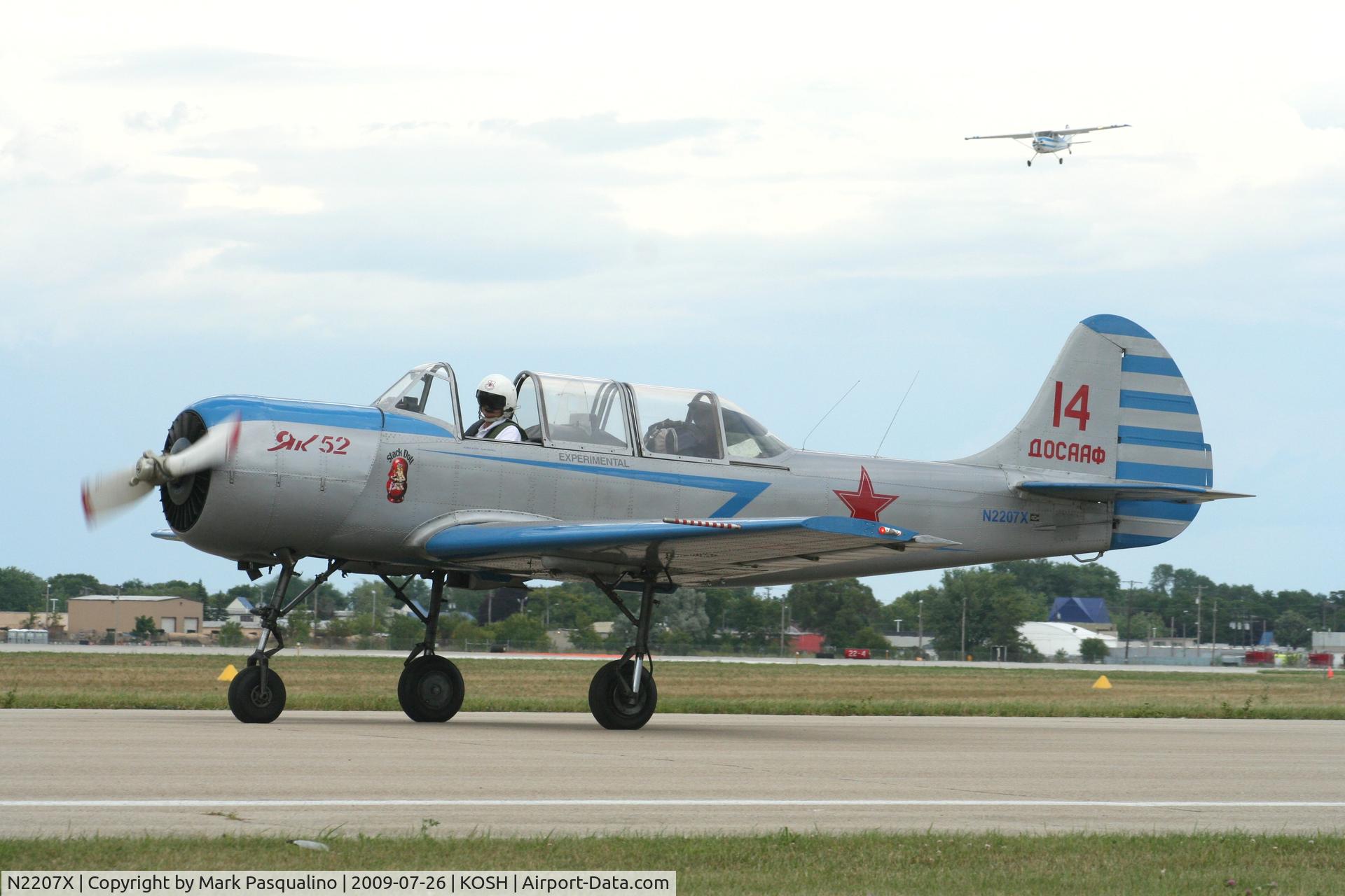 N2207X, 1982 Yakovlev Yak-52 C/N 822014, YAK 52