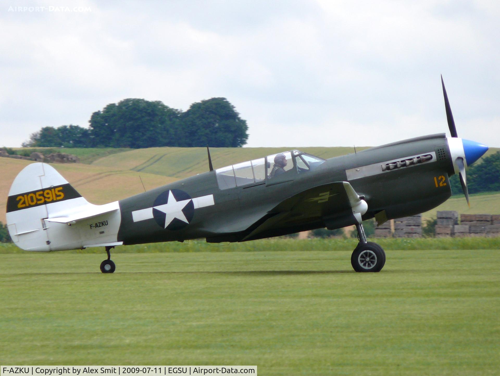 F-AZKU, 1942 Curtiss P-40N Warhawk C/N 29677, Curtiss P-40N Kittyhawk F-AZKU Societe de development & promotion d'aviation painted as US Air Force 42-105915/12 Little Jeanne
