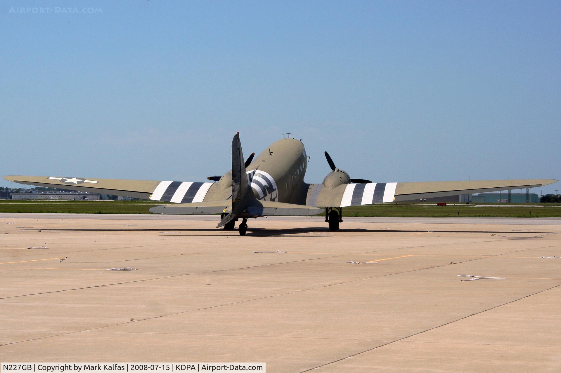 N227GB, 1945 Douglas DC-3C C/N 16597, Douglas DC-3C, N229GB on the ramp KDPA.