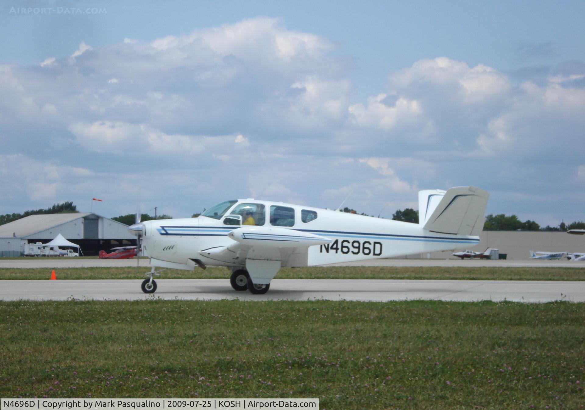 N4696D, 1956 Beech H35 Bonanza C/N D-4876, Beech H35