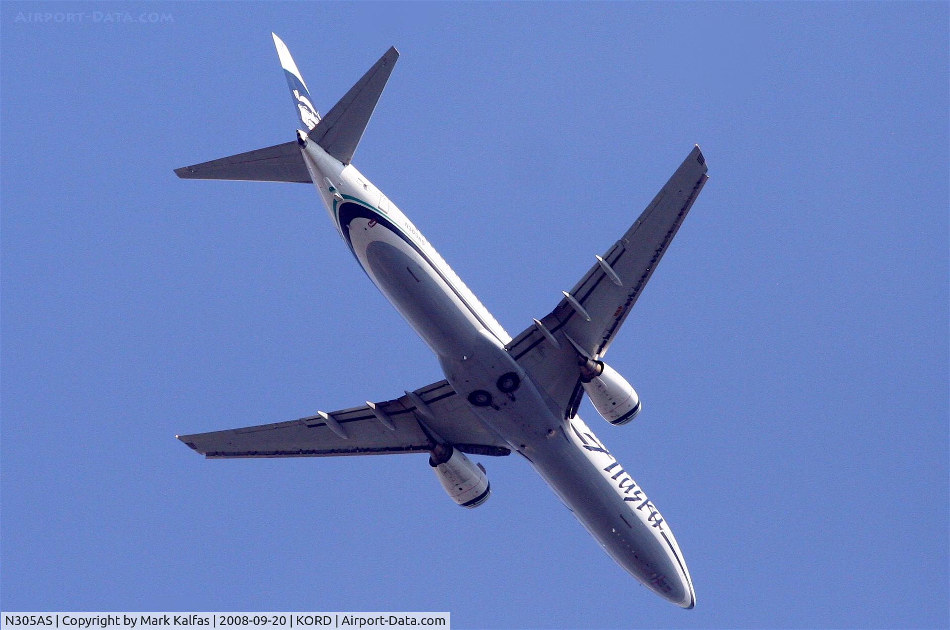 N305AS, 2000 Boeing 737-990 C/N 30013, Alaska 737-990, N305AS on approach to 9R KORD.