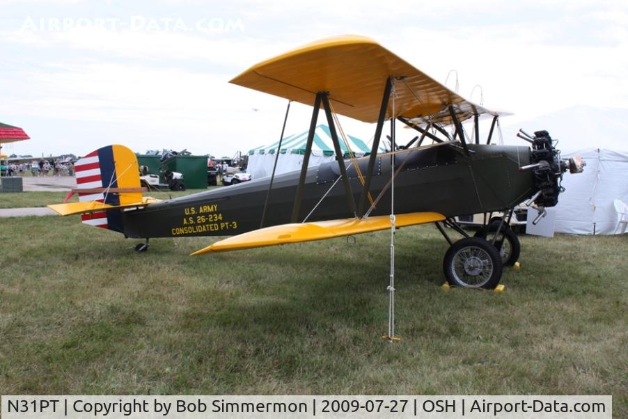 N31PT, 1998 Consolidated PT-3 Replica C/N 1, Airventure 2009 - Oshkosh, Wisconsin