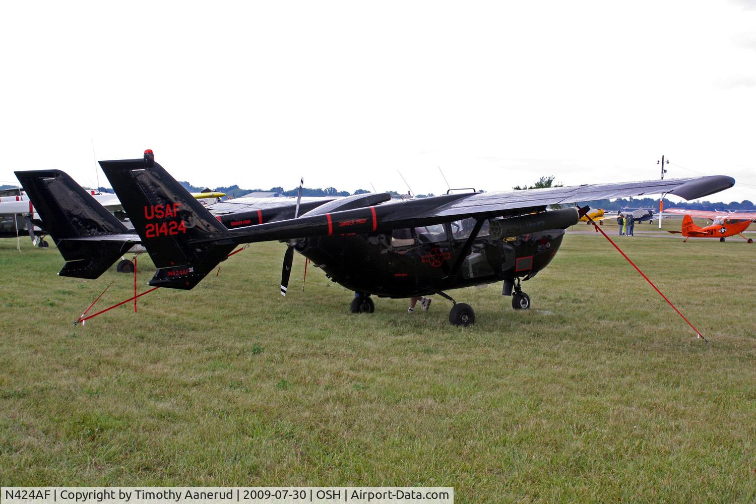 N424AF, 1967 Cessna O-2A Super Skymaster C/N 337M-0130, 1967 Cessna O-2A, c/n: 67-21424
