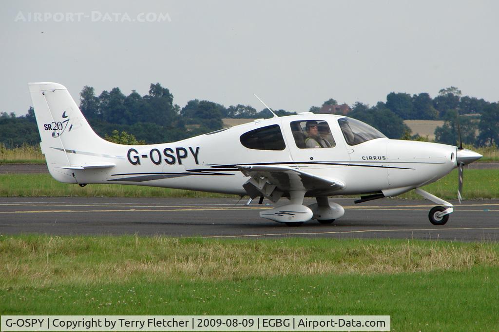 G-OSPY, 2005 Cirrus SR20 GTS C/N 1546, Cirrus SR20 at Leicester